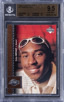 1996-97 Upper Deck #58 Kobe Bryant Rookie Card - BGS GEM MINT 9.5 - TRUE GEM+